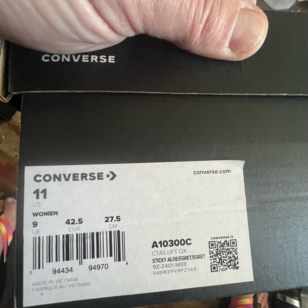 Converse Mint Green All Star Sneakers